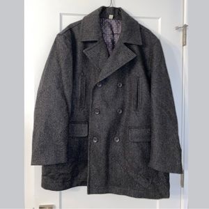 Joseph Abboud Charcoal Pea Coat
